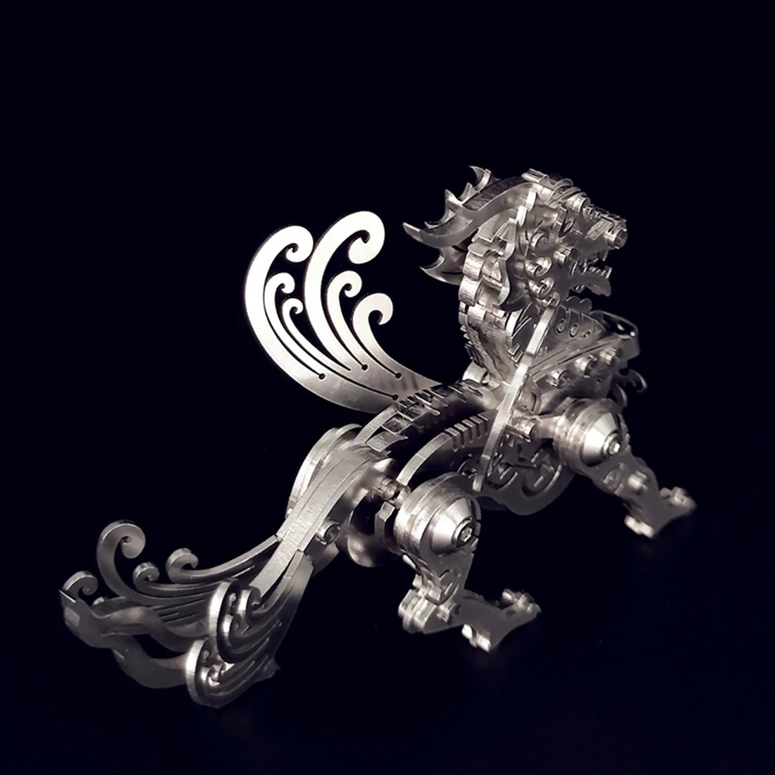 3D Metal Puzzle Mechanical Pixiu Model DIY Assembly - Image 15