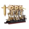 KACIO LS3-13S Steam Engine 3-cylinder Reciprocating Engine With Oil Cup Reverse Rotation Steam Model Boat