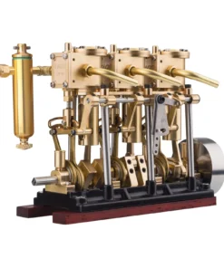 KACIO LS3-13S Steam Engine 3-cylinder Reciprocating Engine With Oil Cup Reverse Rotation Steam Model Boat