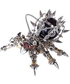 3D Puzzle DIY Model Kit Spider With Bluetooth Speaker Metal Games Creative Gift