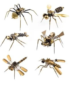 500+Pcs Steampunk Insect MINI Metal Creative Crafts