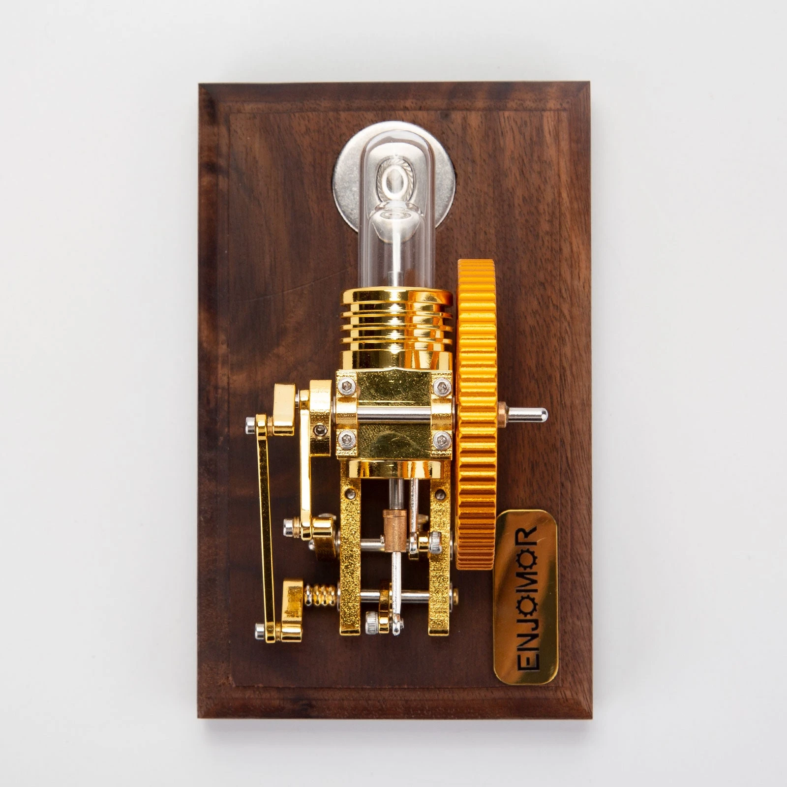 ENJOMOR Mini Beta Hot Air Stirling Engine Model External Combustion Engine Model Educational Toy - Image 6