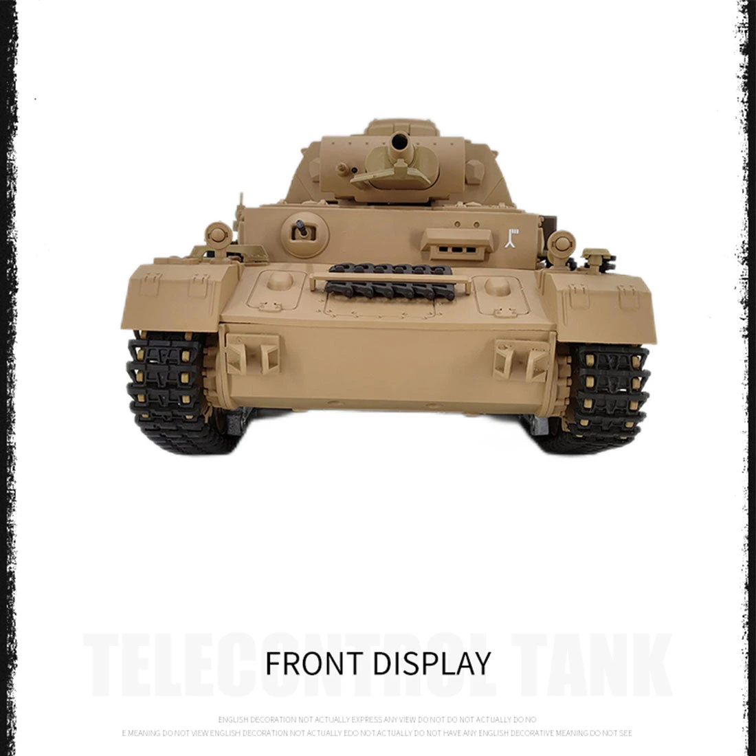 1/16 RC Tank 2.4G RC German Panzerkampfwagen IV Medium Tank Vehicle Model Toys&Gifts With Lights&Sounds (Professional Version/Khaki) - Image 10