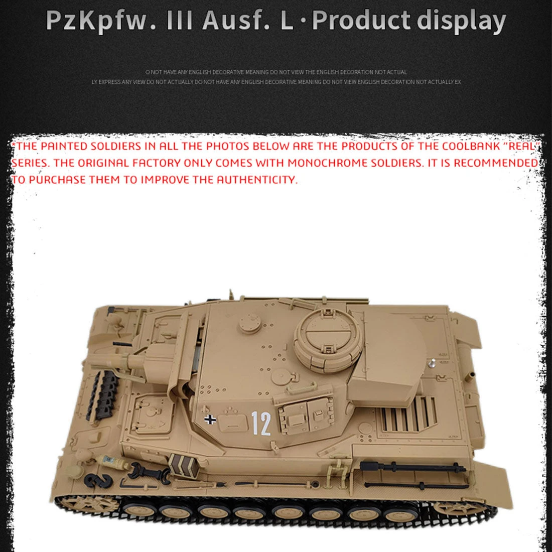 1/16 RC Tank 2.4G RC German Panzerkampfwagen IV Medium Tank Vehicle Model Toys&Gifts With Lights&Sounds (Professional Version/Khaki) - Image 11
