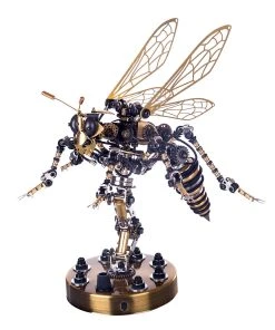 3D Puzzle DIY Model Kit Steampunk Wasp Metal Games Creative Gift