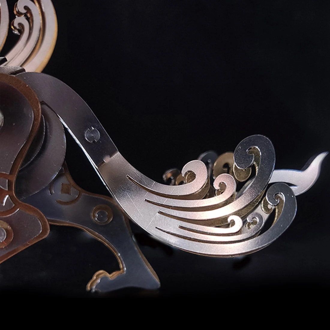 3D Metal Puzzle Mechanical Pixiu Model DIY Assembly - Image 11
