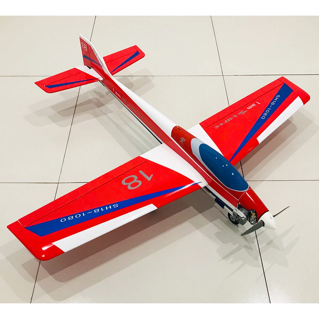 1080mm Wingspan RC Plane Gas Powered 3A Stunt Airplane Balsa Wood Airplane Model With Nitro Engine - ARF - Image 5