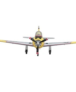 100mm T-28 Jrojan RC Plane Electric Airplanes Lower Single Wing Fighter RC Airplane Model Assembly Fixed-wing Aircraft- PNP Version