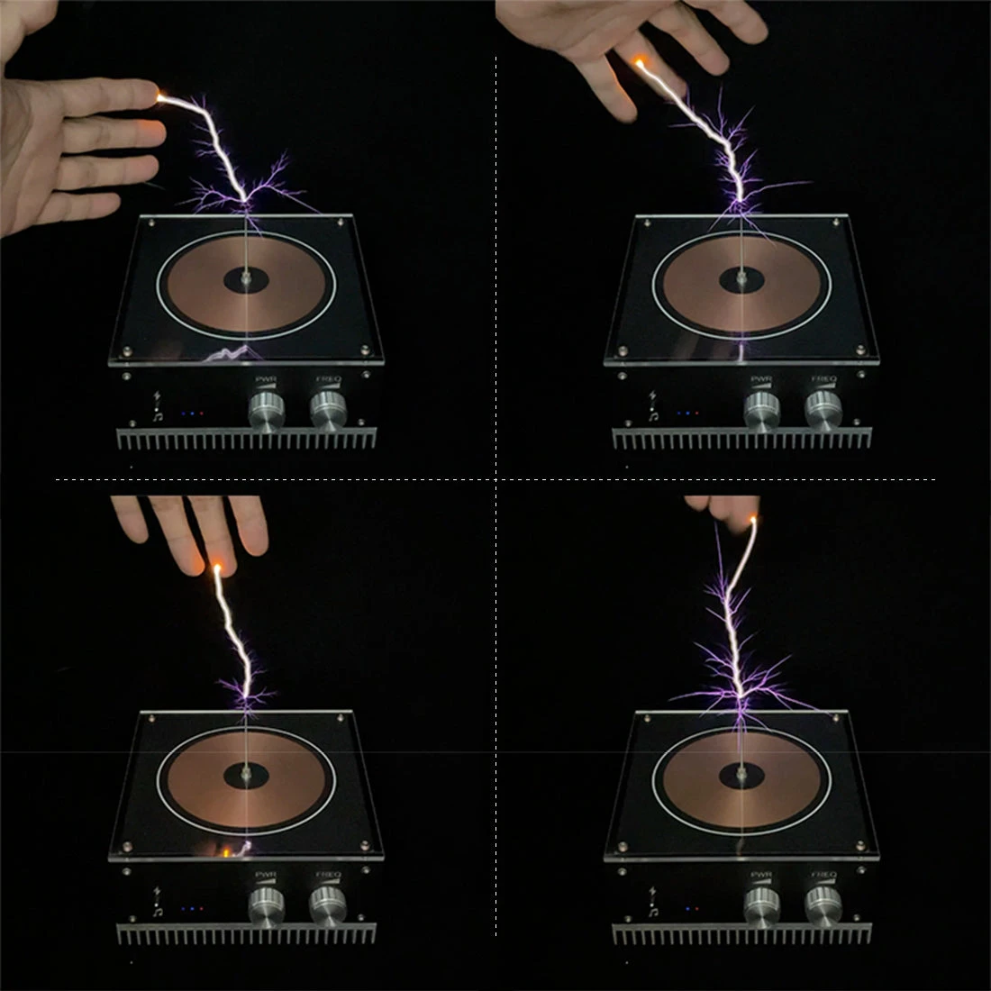 Music Tesla Coil Artificial Lightning Bluetooth Connection Science Experiment Tool Toy - Image 5