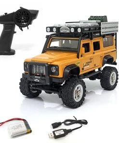 1/28 RC Climbing Car 2.4G 4WD RC Electric Car Mini Alloy Off-road Climbing Car With LED Car Lamp