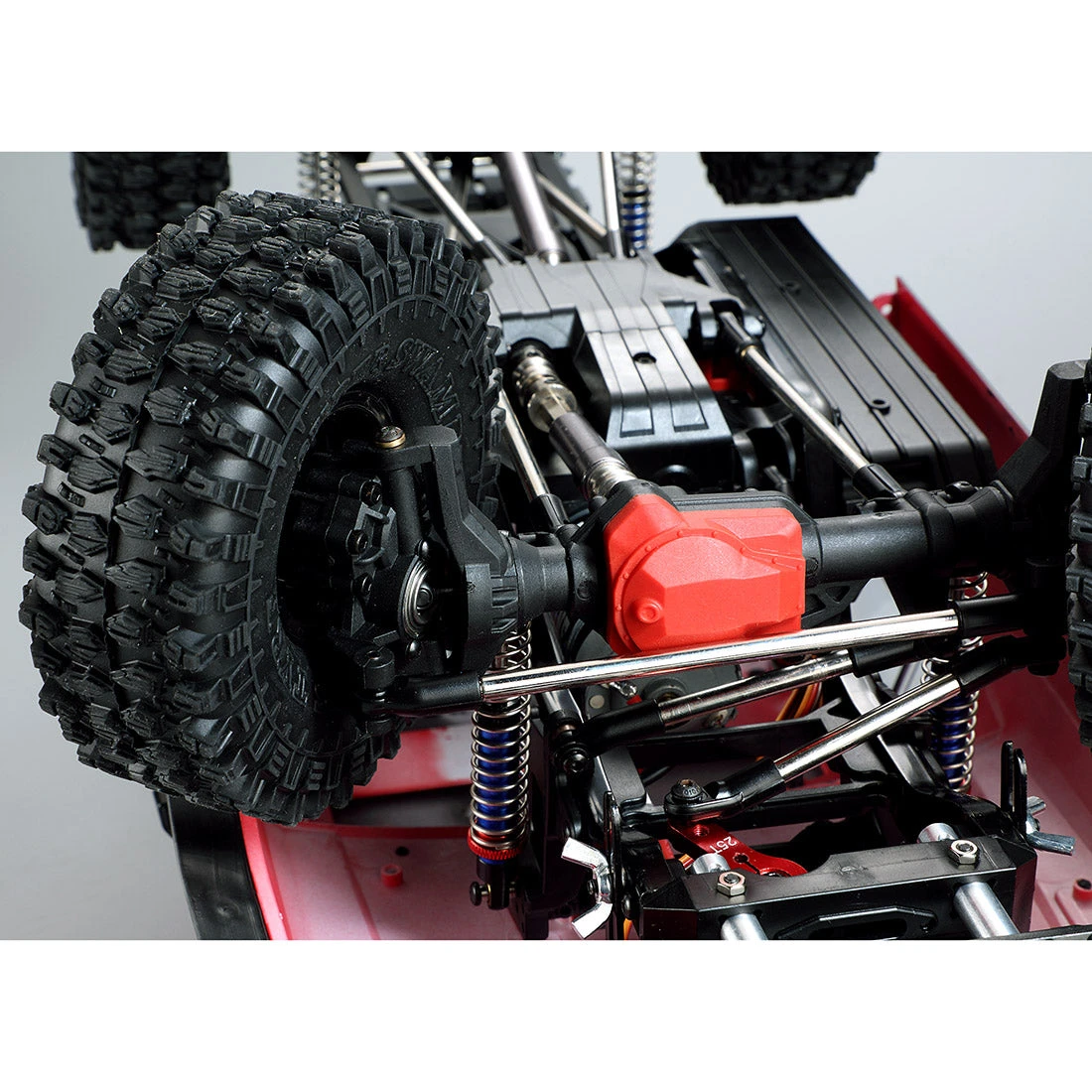 AXX4 1/10 RC Car 2.4G 4WD Brushed RC Electric Off-road Crawler Model For Adults (Car Frame Version) - Image 9