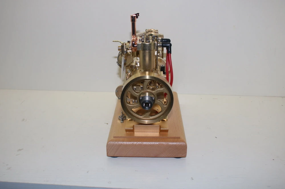 H74 5CC 2-cylinder 4 Stroke Water Cooled Gasoline Engine ICE Model Internal Combustion Engine - Image 12