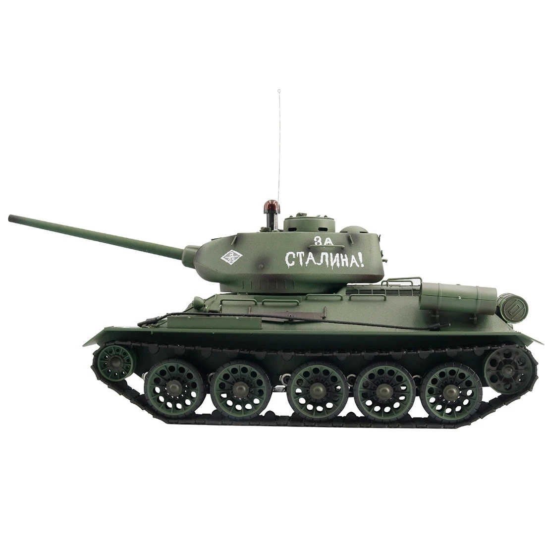 1/16 RC Tank Soviet T-34 Medium Tank 2.4G Remote Control Model Military Tank With Sound Smoke Shooting Effect - Upgraded Edition - Image 4