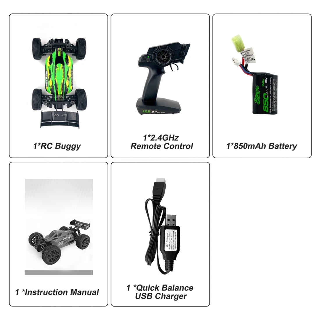 EXBONZAI 1:14 RC Car 4WD 40+KM/H EP Off-road Vehicle High Speed RC Model Car Toy RTR - Image 7