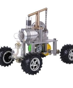 Balance Type Hot Air Single Cylinder Stirling Engine Car Model Science Experiment Educational Toy