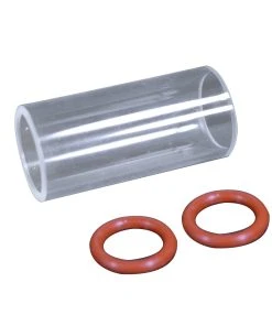 Glass Air Cylinder Sleeve & O-Sealing Rings Suitable For Vertical Steam Engine Model With Spherical Boiler Kit