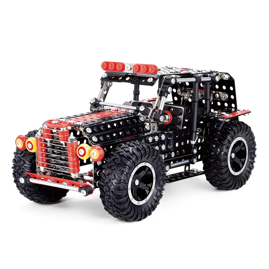 3D Metal Puzzle DIY Stainless Steel Assembly Car Toy Mechanical Off-road Vehicle Puzzle Model Kit For Adults Kids -536PCS