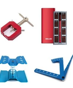 DIY Tools Set RC Car Crawler Model Precision Magnetic Screwdriver Adjustable Display Platform Small Puller CNC Metal Ruler