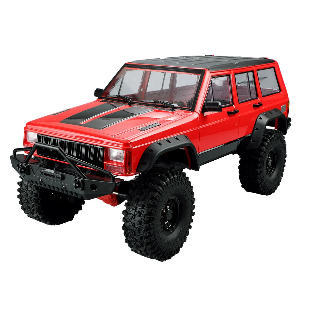 AXX4 1/10 RC Car 2.4G 4WD Brushed RC Electric Off-road Crawler Model For Adults (Car Frame Version)