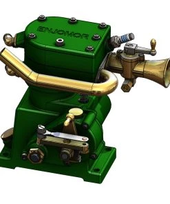 ENJOMOR 10cc Flathead Engine Single Cylinder 4 Stroke L Head Sidevalve Engine Water-cooled Gasoline Engine Internal Combustion Engine