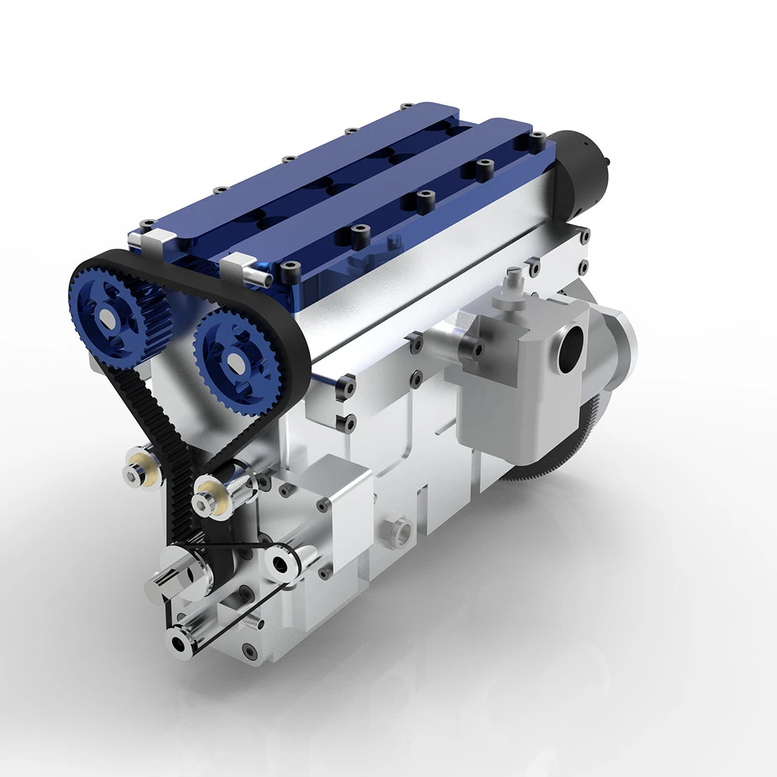 36cc DOHC Inline 4 Cylinder 4 Stroke Water-cooled Electrically Started Gasoline Engine Model For RC Model Car Boat Tank Airplane - Image 6