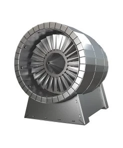 57PCS Turbine 3D Assembled Model DIY Kit Air Force Rotating Blades