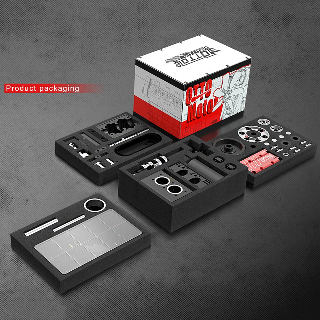 TOYAN FS-L200 2 Cylinder 4 Stroke Model Engine Kit - Build Your Own Engine That Works - Image 10