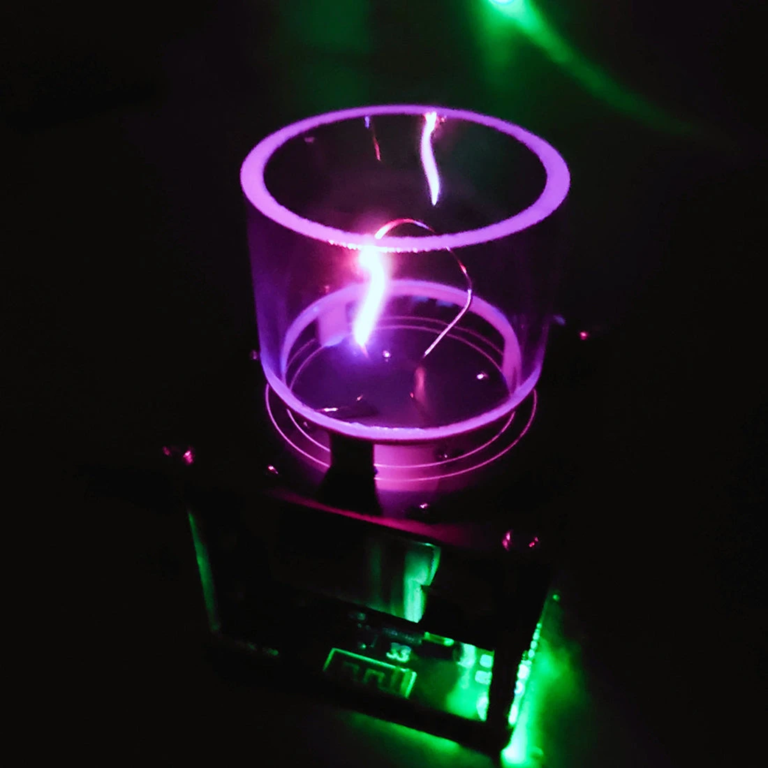 Bluetooth Tesla Music Coil Speaker Esound Plasma Singing Loudspeaker Experimenting Device Teaching Tool Desktop Toy - Image 2