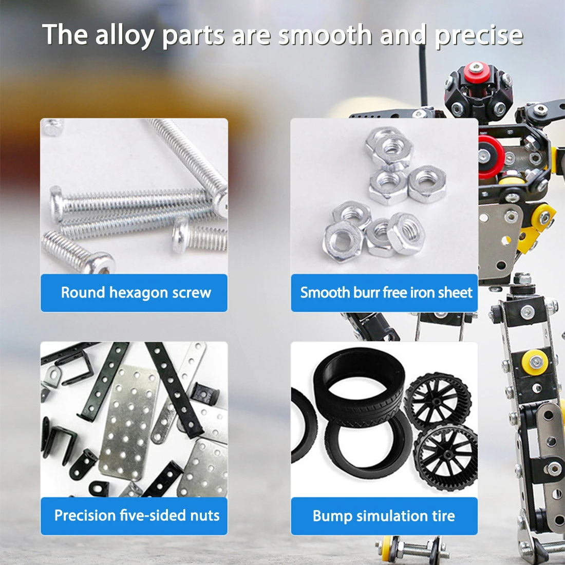 3D Metal Mechanical Puzzle Modern War Robots Model Assembly Kit For Kids, Teens, And Adults-1268PCS - Image 7