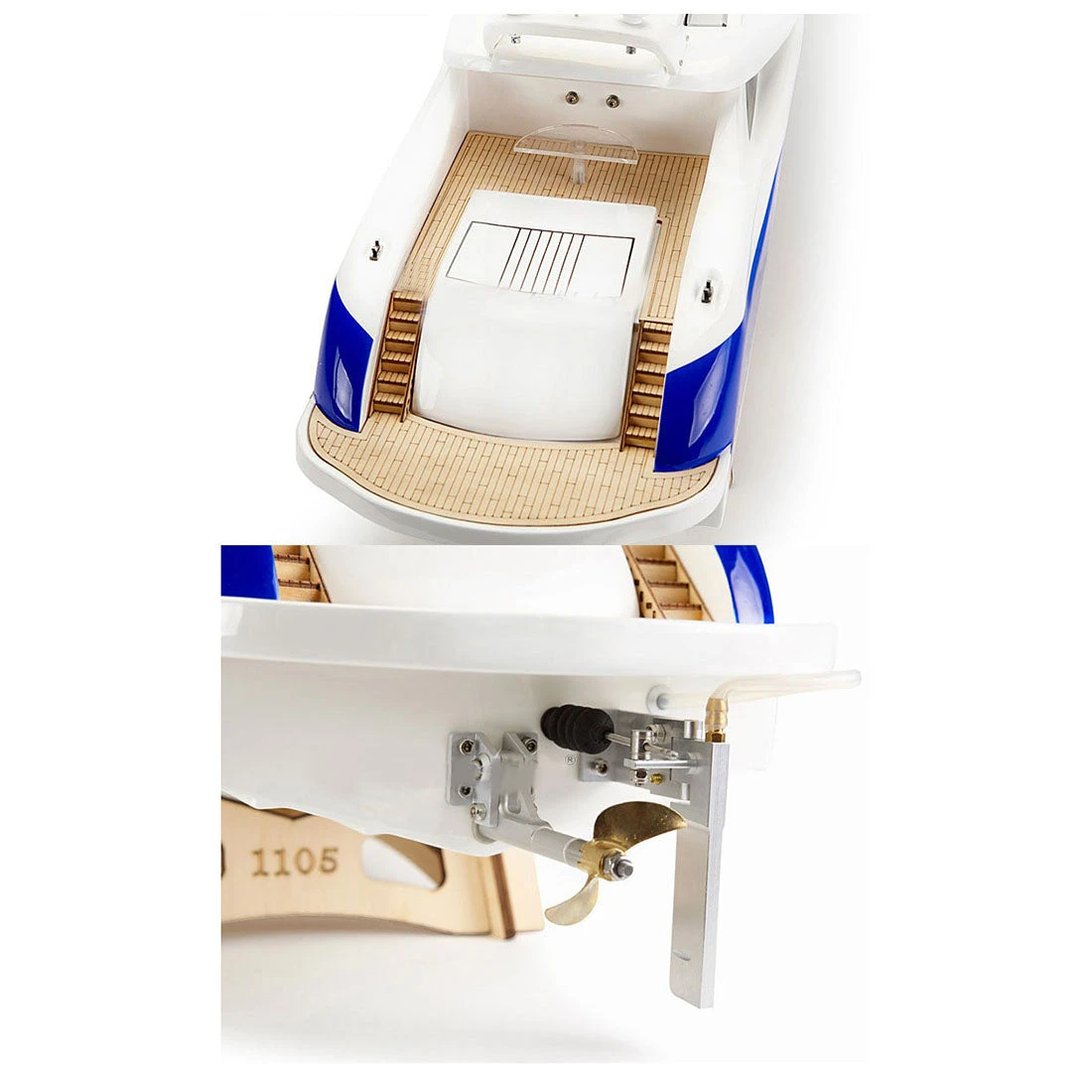 TFL 1105 V-Shaped Boat Brushless RC Boat Model With 3660/1620KV Brushless Motor And 120A ESC - ARTR Version - Image 6