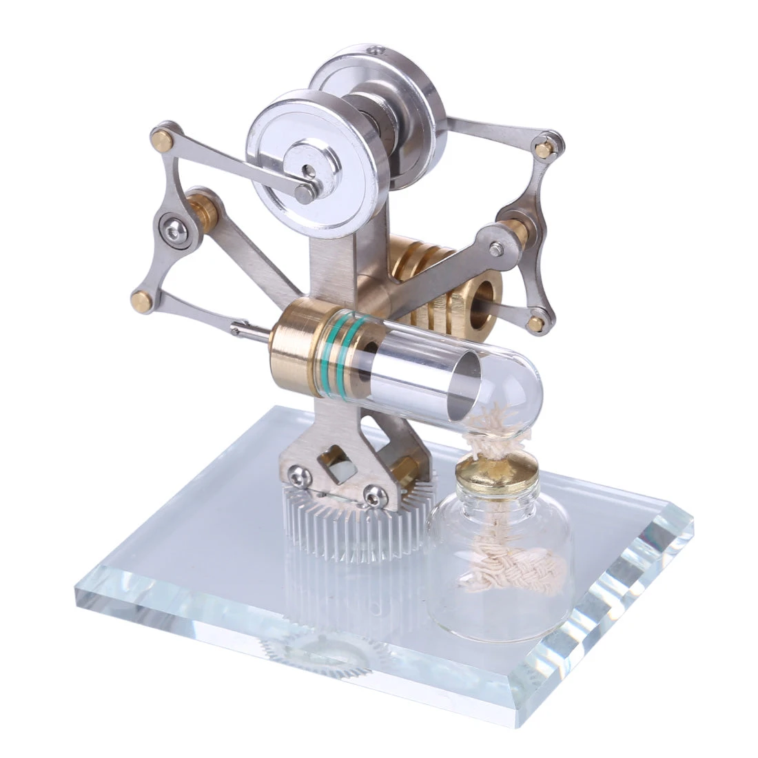 Miniature Stirling Engine Model Balance Stirling Engine Kit Science Toy Enginediy - Image 3