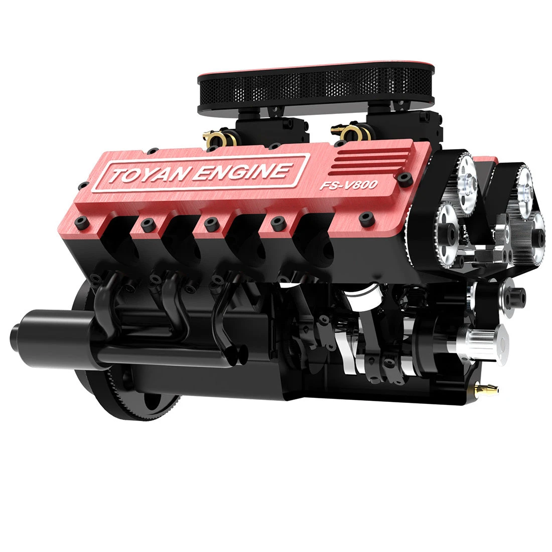 TOYAN V8 Engine FS-V800 28cc Nitro Engine - Build Your Own V8 Engine - V8 Engine Model Kit That Works - Image 14