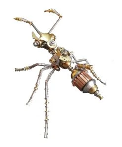 3D Metal Mini Ant Puzzle Steampunk DIY Assembly Model Kit 190PCS