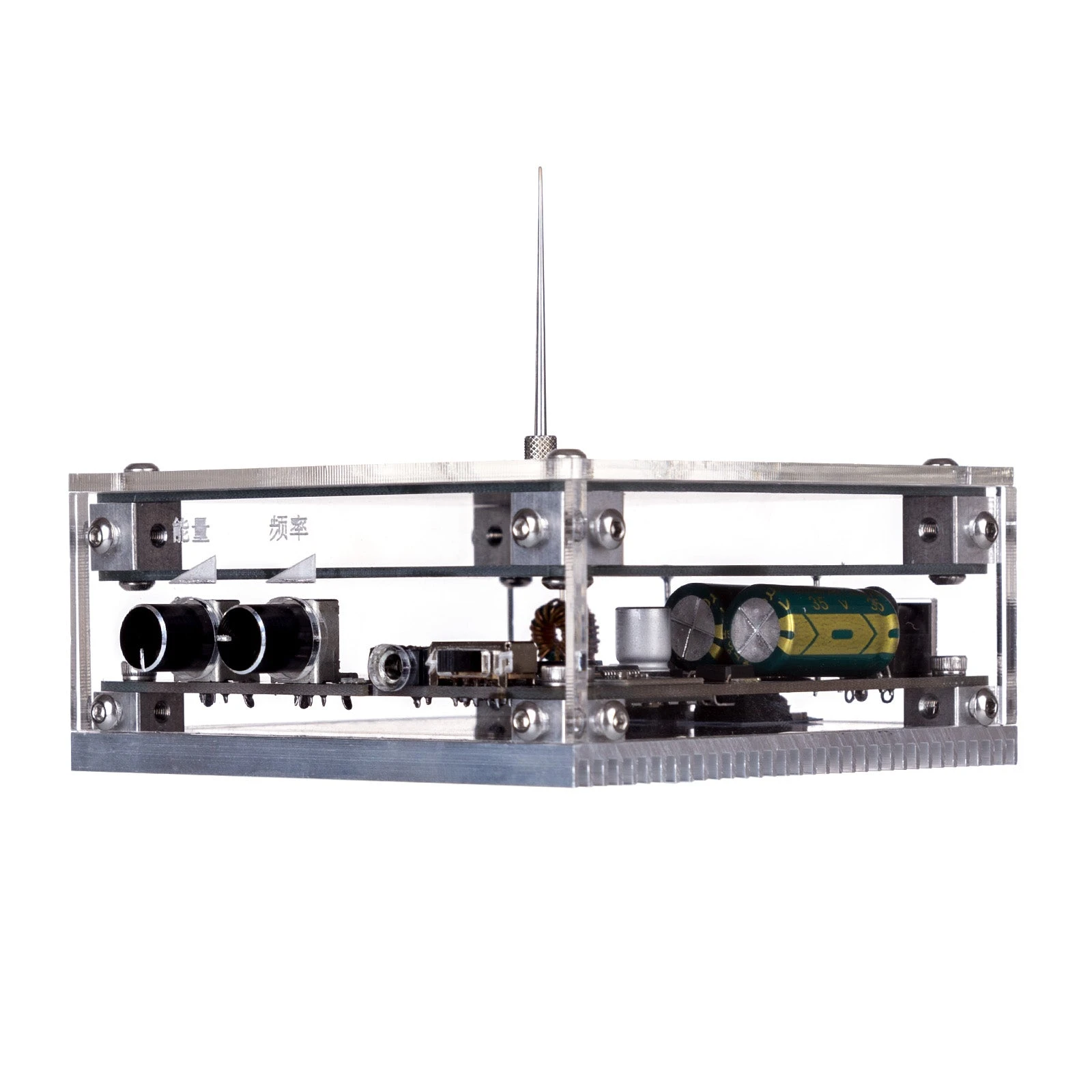 10cm Electronic Music Tesla Coil Artificial Lightning Hand Touch Magnetic Storm Coil Experimenting Device Teaching Tool Desktop Toy - Image 8