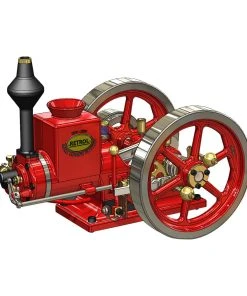 RETROL HM-01 7cc Antique Hit And Miss Engine 4-stroke Stationary Engine Horizontal IC Engine Model That Works