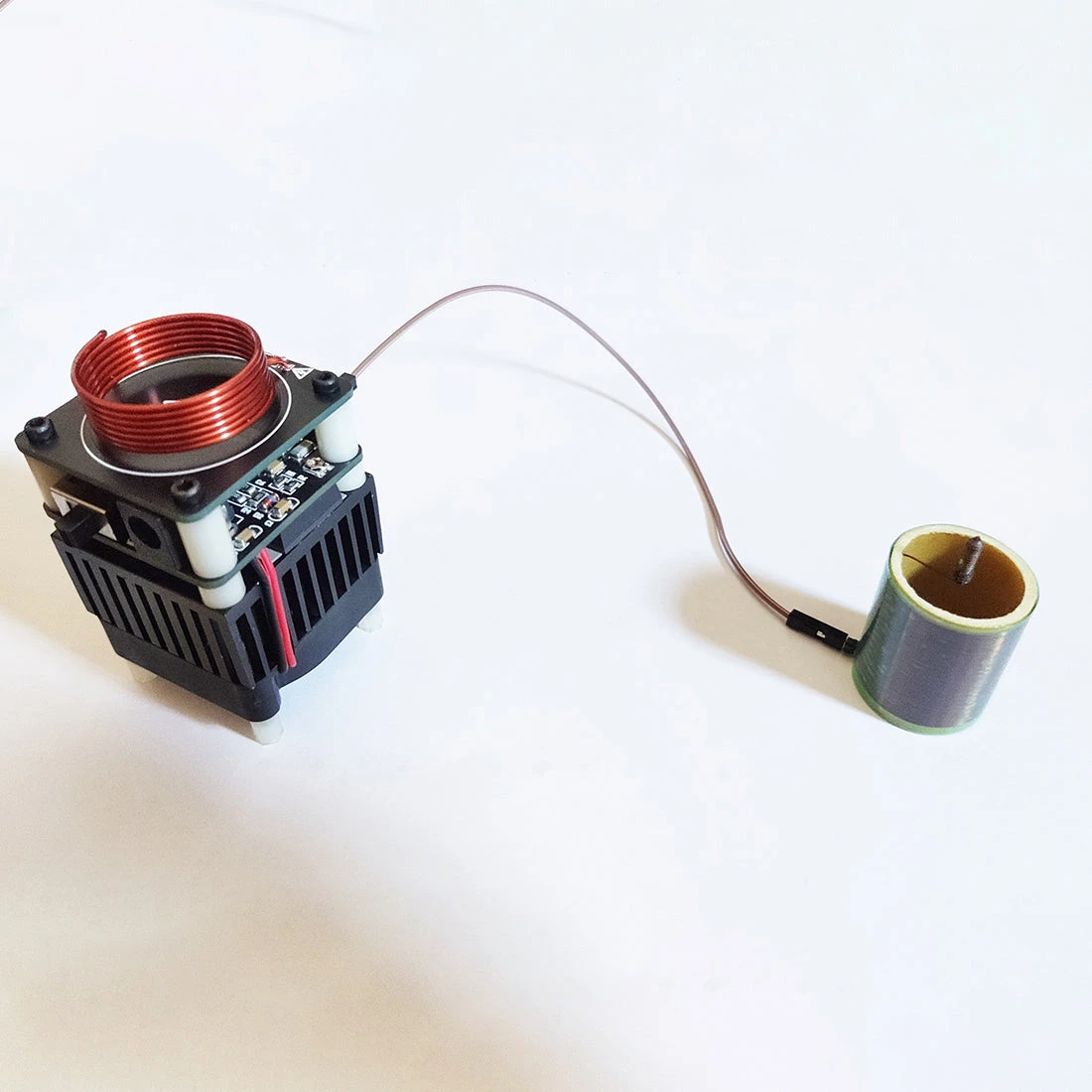 HFSSTC Tesla Music Coil Electronic Candle High Frequency Plasma Flame 36-48V DC DIY Experimenting Device Teaching Tool Desktop Toy - Image 5