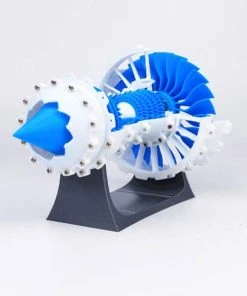 3D Printed Aero Engine Turbofan Engine Model DIY Stem Engine Toy - Static Version