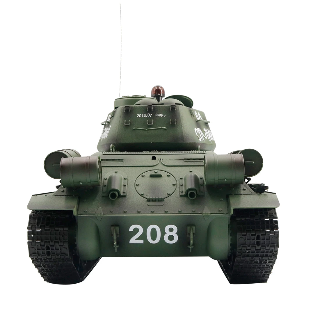1/16 RC Tank Soviet T-34 Medium Tank 2.4G Remote Control Model Military Tank With Sound Smoke Shooting Effect - Upgraded Edition - Image 5