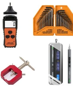Engine Tools 4 Sets Precision Electric Screwdriver Hexagonal Wrench Small Puller Tachometer Measuring Instrument Engine Model DIY Tools Sets