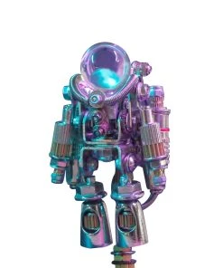 3D Metal Craft Puzzle Mechanical Spaceman Series Astronaut Kit CNSA RKA DIY Assembly For Home Decor Creative Gift-154PCS