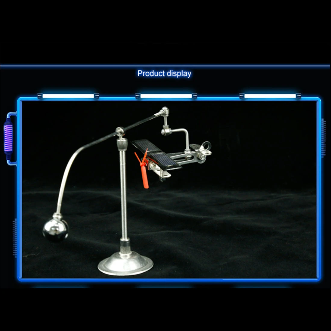 Stark Vehicle-mounted Solar Aircraft Shape Motor Solar Toy - Image 2