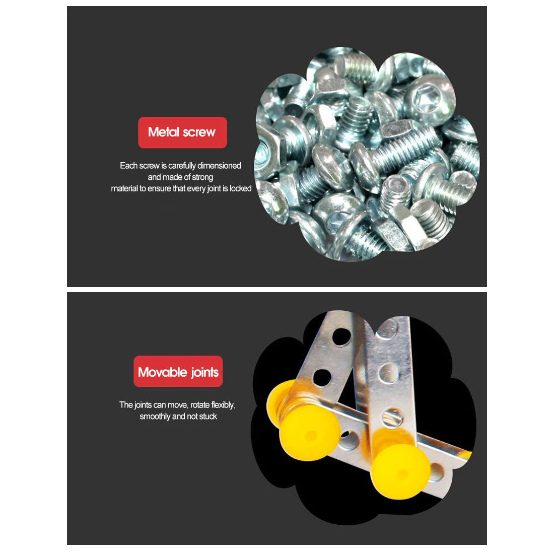 3D Metal Puzzle Steel Commander Assembly Metal Set Excavator Model Science Education Toys-807PCS - Image 7