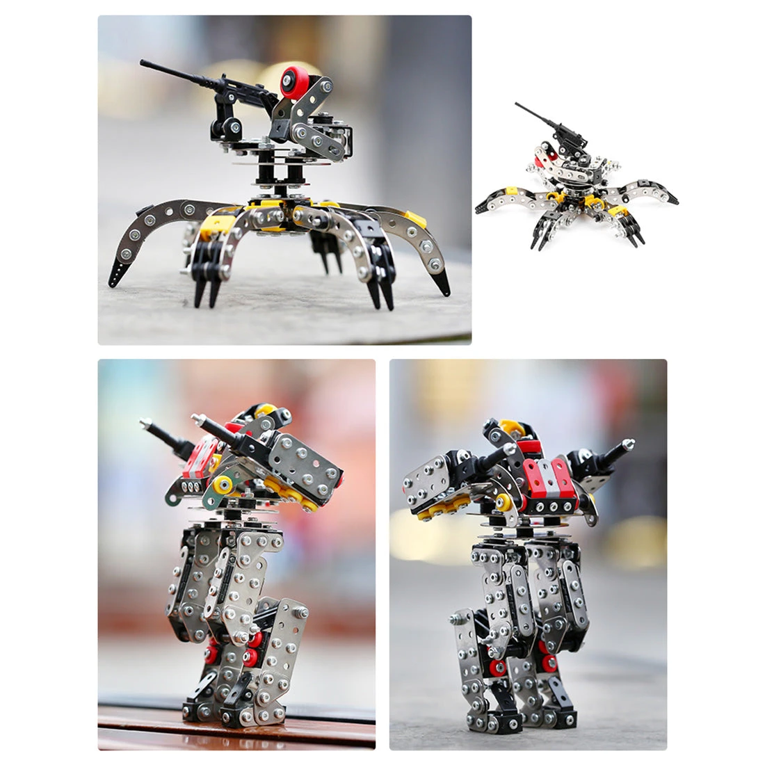 3D Metal Mechanical Puzzle Modern War Robots Model Assembly Kit For Kids, Teens, And Adults-1268PCS - Image 4