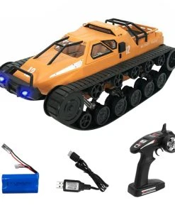 1/12 2.4G RC Crawler Tank Electric 4-wheel Drive All-terrain Off-road High-speed Drift Simulation Tank