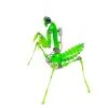 3D Metal Steampunk Craft Puzzle Mechanical Green Mantis Model DIY Assembly Animal Jigsaw Puzzle Kit Games Creative Gift