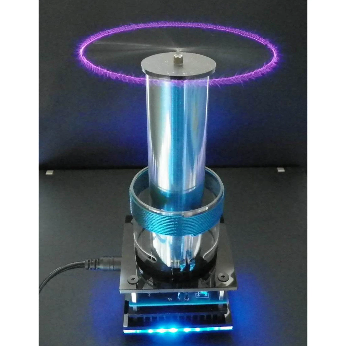 Bluetooth Music Tesla Coil Plasma Speaker With 100-240V Adapter - Image 2