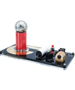 Mini Tesla Music Coil Artificial Lightning Generator Experimenting Device Teaching Tool Desktop Toy