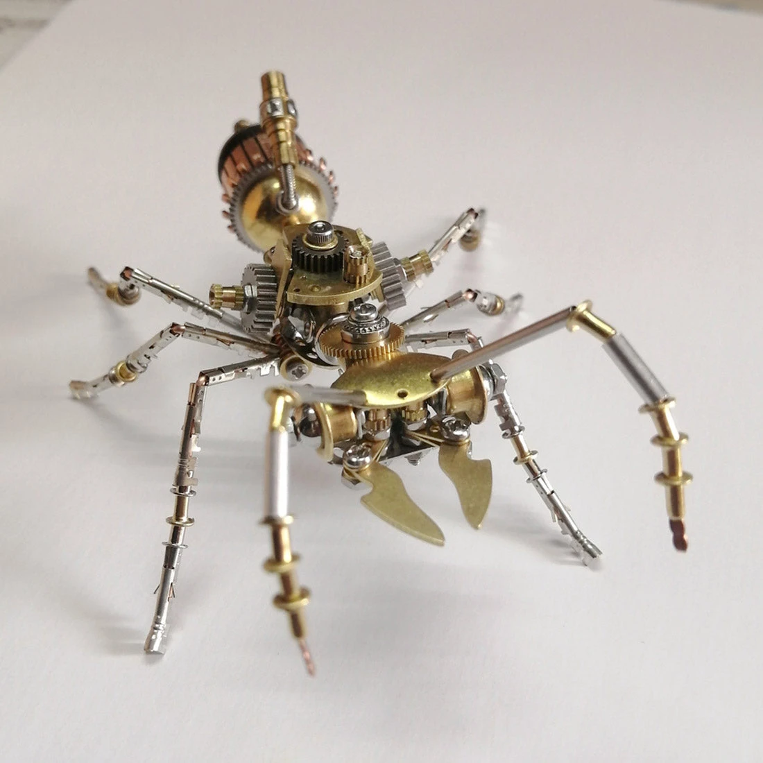 3D Metal Mini Ant Puzzle Steampunk DIY Assembly Model Kit 190PCS - Image 3