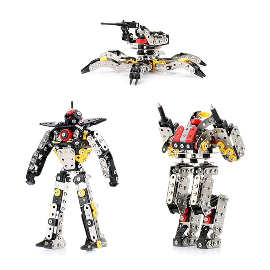3D Metal Mechanical Puzzle Modern War Robots Model Assembly Kit For Kids, Teens, And Adults-1268PCS