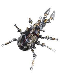 3D Puzzle Model Kit Mechanical Allomyrina Dichotoma Metal Games DIY Assembly Jigsaw Crafts Creative Gift - 324Pcs